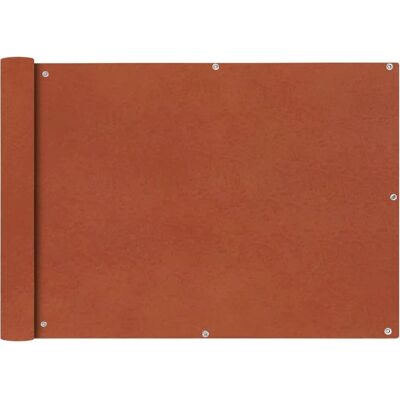 vidaXL Balcony Privacy Screen Oxford Fabric 75x400 cm Terracotta - Balcony Privacy Screen vidaXL Balcony Privacy Screen Oxford Fabric 75x400 cm Terracotta - Balcony Privacy Screen