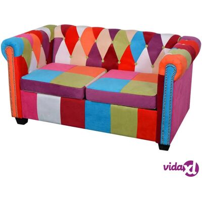 Nnevl Chesterfield Sofa 2-osobowa Tkanina - Chesterfield Sofa Nnevl Chesterfield Sofa 2-osobowa Tkanina - Chesterfield Sofa