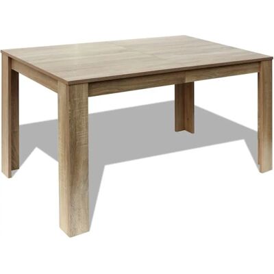 Table à manger en chêne vidaXL 140x80x75cm - Table à manger Table à manger en chêne vidaXL 140x80x75cm - Table à manger