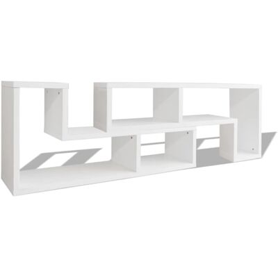 vidaXL 243066 Valkoinen L-muotoinen TV-kaappi - TV Huonekaló vidaXL 243066 Valkoinen L-muotoinen TV-kaappi - TV Huonekaló