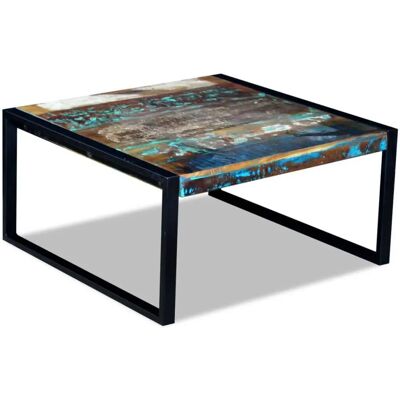 Table basse en bois recyclé massif VidaXL - 80x80x40 cm - Publicité Table basse en bois recyclé massif VidaXL - 80x80x40 cm - Publicité