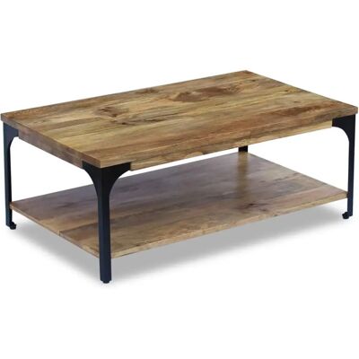 vidaXL 243341 Mangohouten Salontafel - Bijzettafel, Side & End Table - Stabiel & Stijlvol vidaXL 243341 Mangohouten Salontafel - Bijzettafel, Side & End Table - Stabiel & Stijlvol