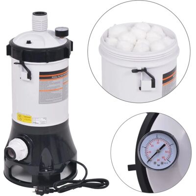 vidaXL Pompe de filtration pour piscine - 185 W, 4,4 m³/h - Intex/Bestway vidaXL Pompe de filtration pour piscine - 185 W, 4,4 m³/h - Intex/Bestway