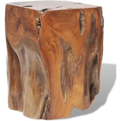 Tabouret en bois de teck massif vidaXL - Meuble multifonction rustique Tabouret en bois de teck massif vidaXL - Meuble multifonction rustique
