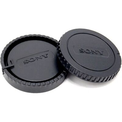 Capuchon d'Objectif et de Boîtier Caruba Sony Alpha - Publicité Capuchon d'Objectif et de Boîtier Caruba Sony Alpha - Publicité