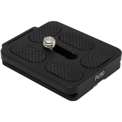 Caruba Stativplatte PU50B mit Strap Buckle - Stativzubehör Caruba Stativplatte PU50B mit Strap Buckle - Stativzubehör