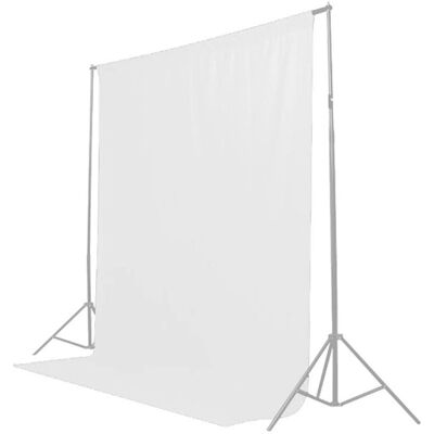 Caruba Vitt Bomullsbakgrund - 2x3m - Bakgrundssystem Caruba Vitt Bomullsbakgrund - 2x3m - Bakgrundssystem