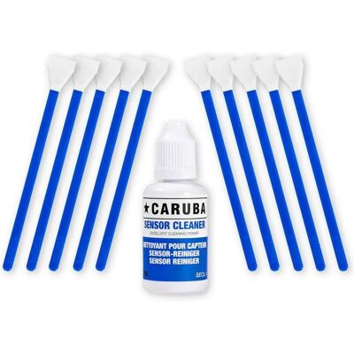 Caruba Sensorskydd Kit - 10 Swabs, 16mm & 30ml vätska Caruba Sensorskydd Kit - 10 Swabs, 16mm & 30ml vätska