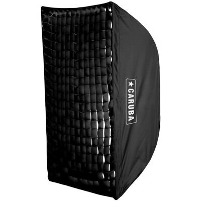 Caruba D147611 - Rechteckiger Fotostudio-Reflektor - Schwarz/Silber Caruba D147611 - Rechteckiger Fotostudio-Reflektor - Schwarz/Silber