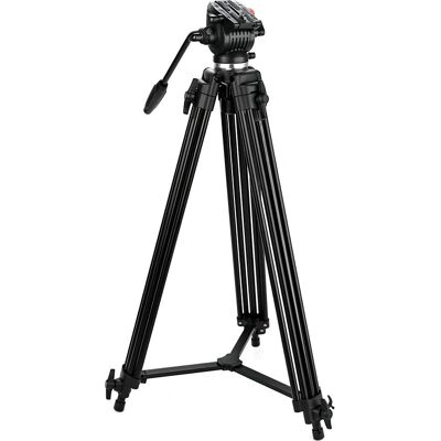 Trépied vidéo Caruba Videostar 177 Pro - Tête à amortissement liquide - 177cm Trépied vidéo Caruba Videostar 177 Pro - Tête à amortissement liquide - 177cm
