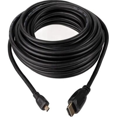 Caruba Micro HDMI to HDMI Kábel - 10m - Videó kábel Caruba Micro HDMI to HDMI Kábel - 10m - Videó kábel