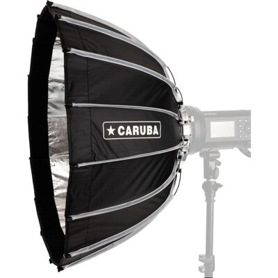 Caruba Quick Assembly Beautydish 60cm Weiß, Softbox + Reflektor Caruba Quick Assembly Beautydish 60cm Weiß, Softbox + Reflektor