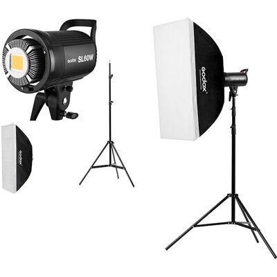Godox SL60W Duo Kit - Videoleuchte Godox SL60W Duo Kit - Videoleuchte