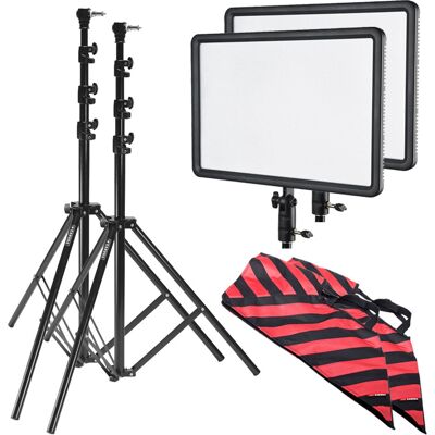 GODOX Pannello LED LEDP260C - Regolabile Luminosità & Colore - Fotografia & Video GODOX Pannello LED LEDP260C - Regolabile Luminosità & Colore - Fotografia & Video