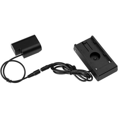 Caruba Panasonic DMW DCC12 Dummy Akku +F970 Stromversorgung - Kamera Zubehör Caruba Panasonic DMW DCC12 Dummy Akku +F970 Stromversorgung - Kamera Zubehör