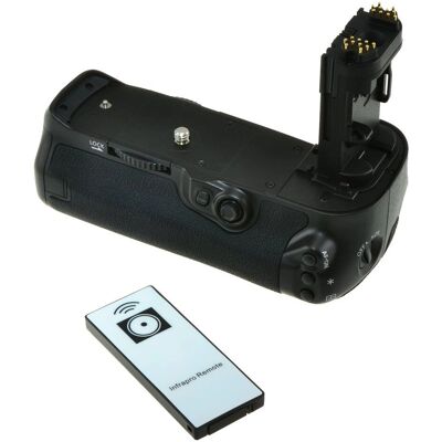 Jupio Akku-Handgriff für Canon EOS 7D Mark II - Unterstützt 2x LP-E6 / 6x AA Jupio Akku-Handgriff für Canon EOS 7D Mark II - Unterstützt 2x LP-E6 / 6x AA