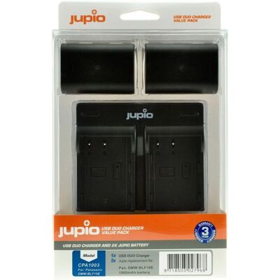 Jupio DMW-BLF19E Batteriekit - Kameraersatz Jupio DMW-BLF19E Batteriekit - Kameraersatz