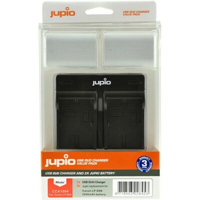 Jupio Canon Battery Kit - Ultra 2040mAh for EOS Cameras Jupio Canon Battery Kit - Ultra 2040mAh for EOS Cameras