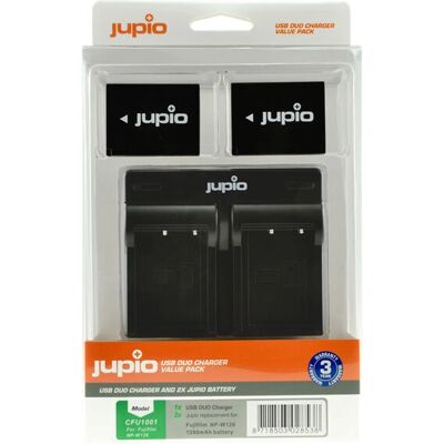Jupio NP-W126S Kameraakku - Doppel USB-Ladegerät Jupio NP-W126S Kameraakku - Doppel USB-Ladegerät