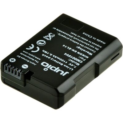 Jupio Nikon EN-EL14A Akku - Kompakte 1100mAh Power Jupio Nikon EN-EL14A Akku - Kompakte 1100mAh Power