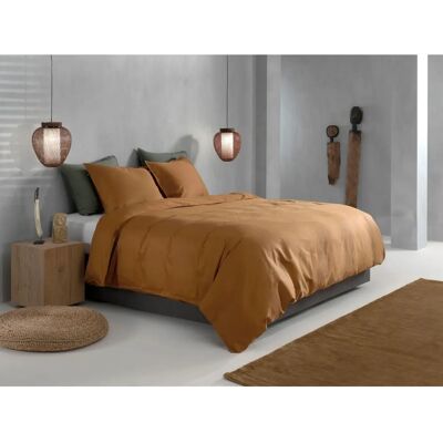 ZO HOME - Satinado - Cognacbraun - 135x200 - Bettwäsche ZO HOME - Satinado - Cognacbraun - 135x200 - Bettwäsche