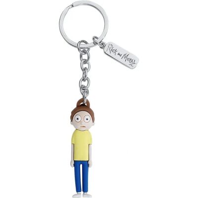 Bioworld Rick a Morty: 3D Guma Klíčenka Vícebarevná Morty Bioworld Rick a Morty: 3D Guma Klíčenka Vícebarevná Morty