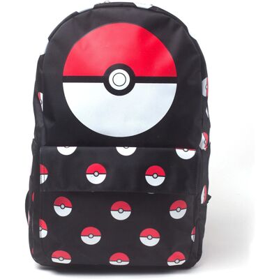 Plecak Pokémon Difuzed Pokéball AOP - Czarny, Czerwony, Biały Plecak Pokémon Difuzed Pokéball AOP - Czarny, Czerwony, Biały