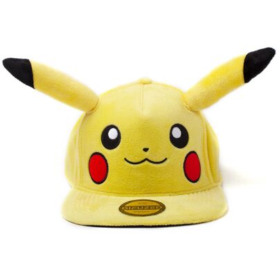 Difuzed Pokemon Pikachu Plush Snapback Lippu Difuzed Pokemon Pikachu Plush Snapback Lippu