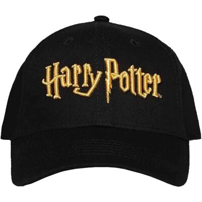 Harry Potter - Kappe mit goldenem Logo – Schwarz - Trade Invaders - Kappen und Mützen - 609938 Harry Potter - Kappe mit goldenem Logo – Schwarz - Trade Invaders - Kappen und Mützen - 609938