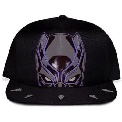Marvel Black Panther Cap - TPU-Patches Nahtloser Schirm Marvel Black Panther Cap - TPU-Patches Nahtloser Schirm