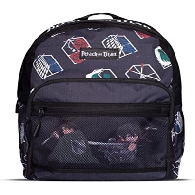 Difuzed Attack on Titan Wapens Rugzak - 44x30x17cm Difuzed Attack on Titan Wapens Rugzak - 44x30x17cm
