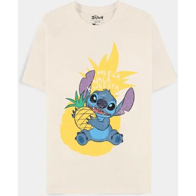 Difuzed Ananas Stitch T-Shirt - Offiziell lizenziert - 100% Baumwolle - M - T-Shirt Difuzed Ananas Stitch T-Shirt - Offiziell lizenziert - 100% Baumwolle - M - T-Shirt