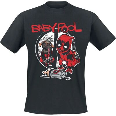 Difuzed Deadpool Ich Brauche Ein Getränk T-Shirt - Offiziell lizenziertes T-Shirt Difuzed Deadpool Ich Brauche Ein Getränk T-Shirt - Offiziell lizenziertes T-Shirt