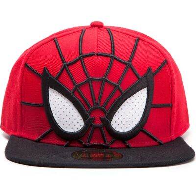 Marvel Spider-man 3D Gesichtsschutz mit Netzaugen Snapback Baseball Cap Marvel Spider-man 3D Gesichtsschutz mit Netzaugen Snapback Baseball Cap