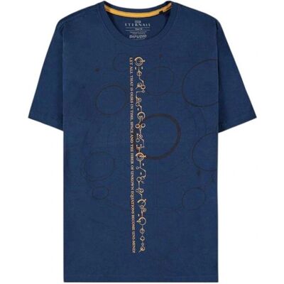 MARVEL - Eternals Eternal Script - Blau - M - T-Shirt MARVEL - Eternals Eternal Script - Blau - M - T-Shirt