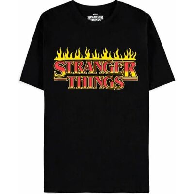 Difuzed Stranger Things T-Shirt - Feuer Logo - Unisex - XL Difuzed Stranger Things T-Shirt - Feuer Logo - Unisex - XL