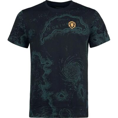 T-Shirt Carte d'Azeroth de World Of Warcraft - T-Shirt - Publicité T-Shirt Carte d'Azeroth de World Of Warcraft - T-Shirt - Publicité