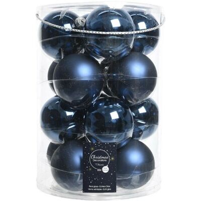 Kaemingk - 140746 - Azul Noche - 8 cm - Glass Christmas Ornament Kaemingk - 140746 - Azul Noche - 8 cm - Glass Christmas Ornament