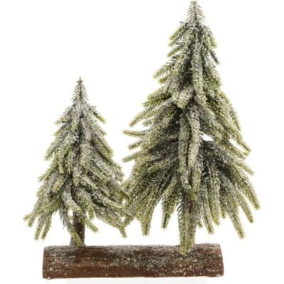 BigBuy Weihnachten Doppelte Schneefall Baum - Weihnachtsbaum BigBuy Weihnachten Doppelte Schneefall Baum - Weihnachtsbaum
