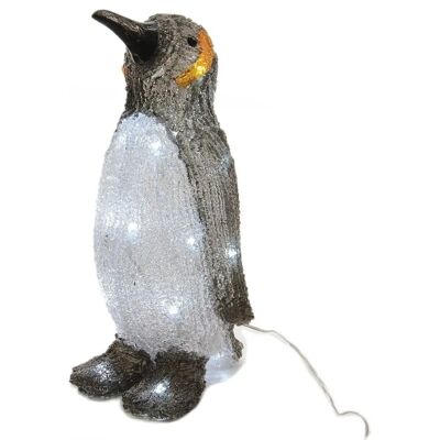 Błyszcząca ozdoba świąteczna Lumineo Pingwin - 17x16x33cm - 4 sztuki Błyszcząca ozdoba świąteczna Lumineo Pingwin - 17x16x33cm - 4 sztuki