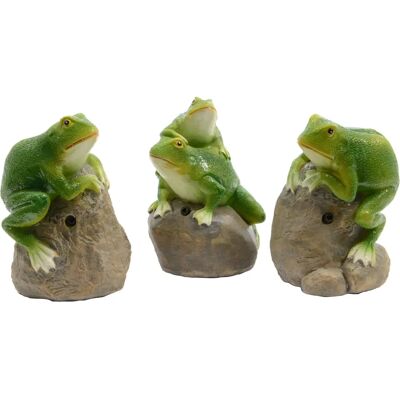 Figura Decorativa Rana Verde Decoris con Suono - Decorazione Figura Decorativa Rana Verde Decoris con Suono - Decorazione