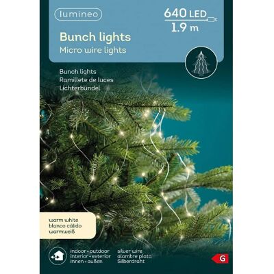 Kaemingk LED Girlande Warmweiß 190cm - Weihnachtslichtvorhang Kaemingk LED Girlande Warmweiß 190cm - Weihnachtslichtvorhang