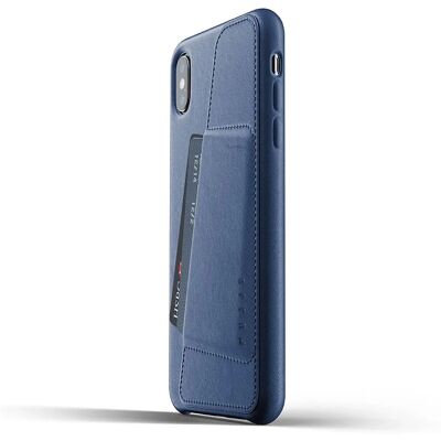 Mujjo - iPhone XS Max - Monaco Blau - Leder - Handyhülle Mujjo - iPhone XS Max - Monaco Blau - Leder - Handyhülle