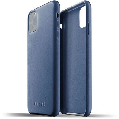 Mujjo - iPhone Xs Max - Monaco Blau - Vollleder - Hülle Mujjo - iPhone Xs Max - Monaco Blau - Vollleder - Hülle