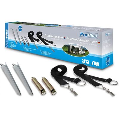 Kit d'Attache Omnistor - Courroies, Piquets & Ressorts ajustables Kit d'Attache Omnistor - Courroies, Piquets & Ressorts ajustables