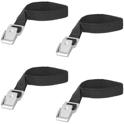 Fitas de aperto Pricenet com fivela de metal - 18mm, 40cm - Pack de 4 Fitas de aperto Pricenet com fivela de metal - 18mm, 40cm - Pack de 4