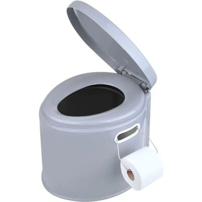 Wc Portatile ProPlus - 7L Grigio - Leggero & Facile da Pulire Wc Portatile ProPlus - 7L Grigio - Leggero & Facile da Pulire