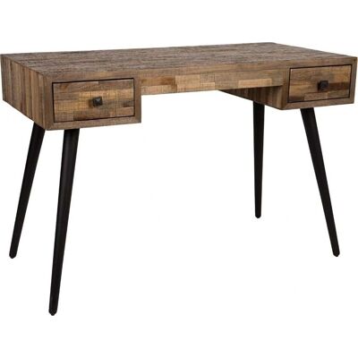 Häusle Lifestyle Leo Escritorio de teca reciclada - 113x55.5cm - Marrón Häusle Lifestyle Leo Escritorio de teca reciclada - 113x55.5cm - Marrón