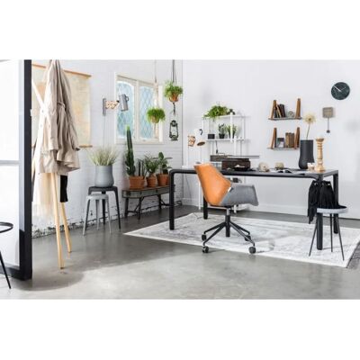 Zuiver Doulton Grau Braun Bürostuhl - Ergonomischer Drehstuhl mit Rollen Zuiver Doulton Grau Braun Bürostuhl - Ergonomischer Drehstuhl mit Rollen