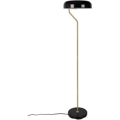 Dutchbone Eclipse - Lampadaire en métal finition dorée - Noir - Publicité Dutchbone Eclipse - Lampadaire en métal finition dorée - Noir - Publicité